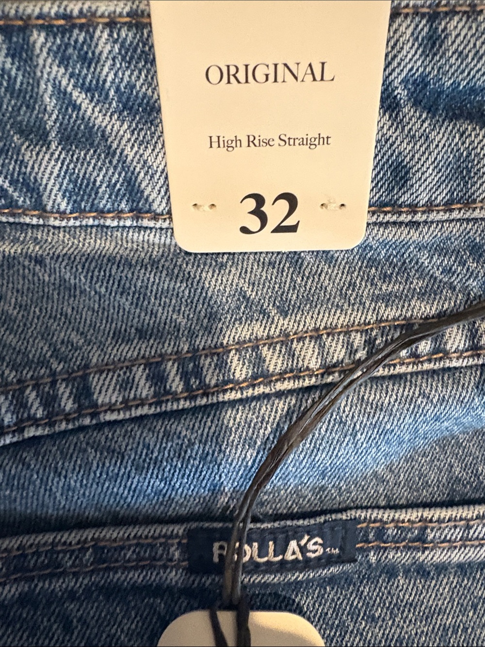 ROLLA'S Light Blue Straight-Leg Jeans - Picture 4 of 5